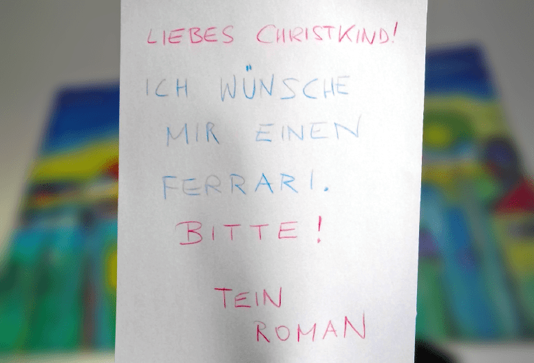 W(AI)NACHTEN as a Service: Brief ans Christkind