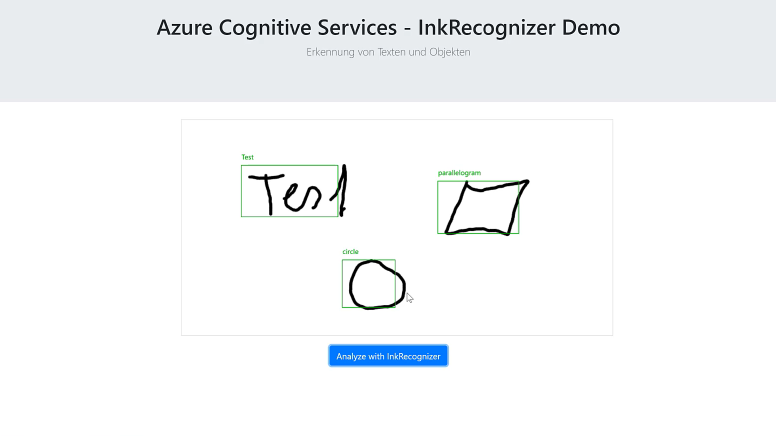 InkRecognizer Demo